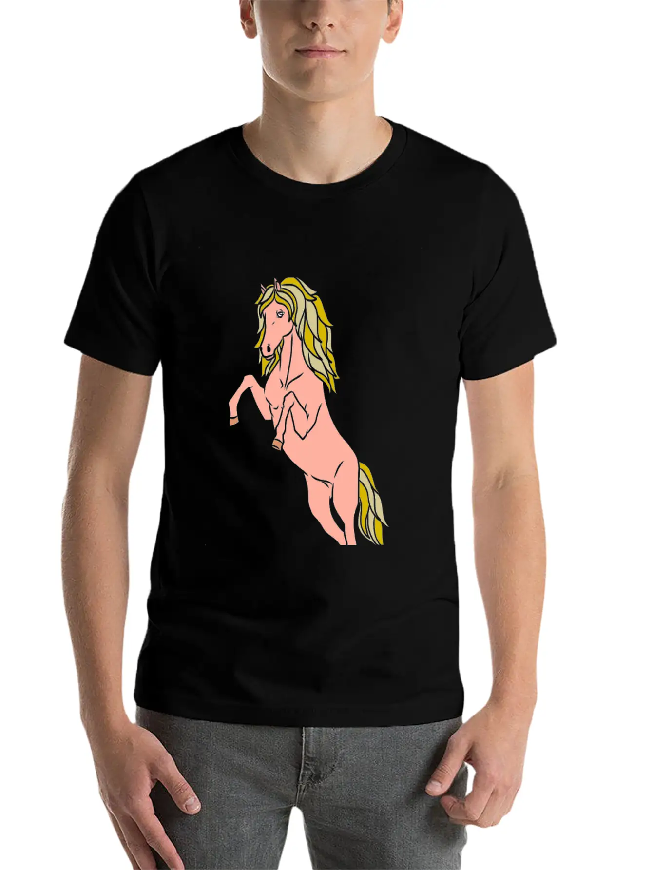 HORSE GIRL Unisex Casual T-Shirt – Clean Design For Daily Comfort