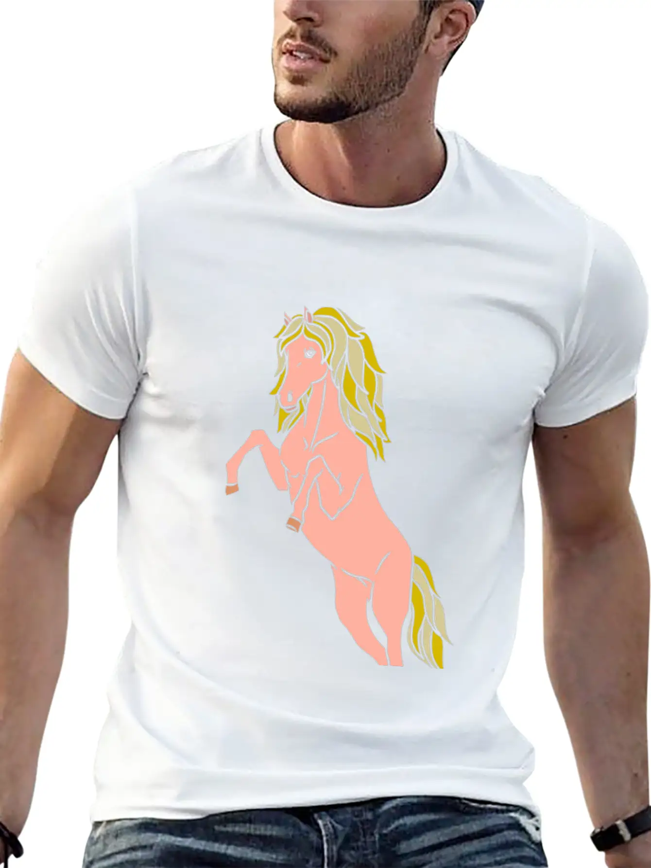HORSE GIRL Unisex Casual T-Shirt – Clean Design For Daily Comfort