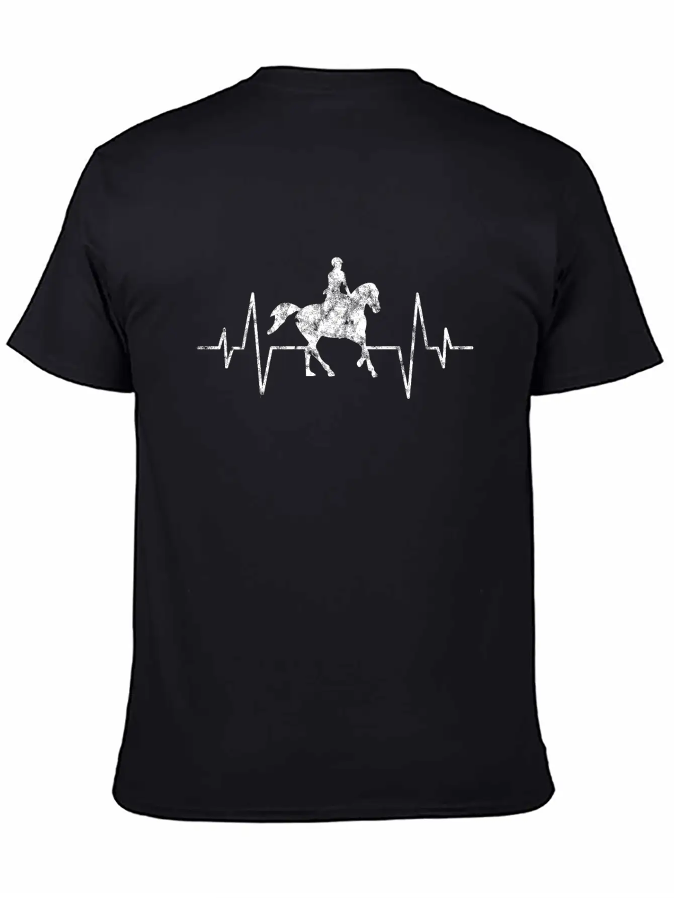 Horse Heartbeat Unisex Casual T-Shirt – Clean Design For Daily Comfort