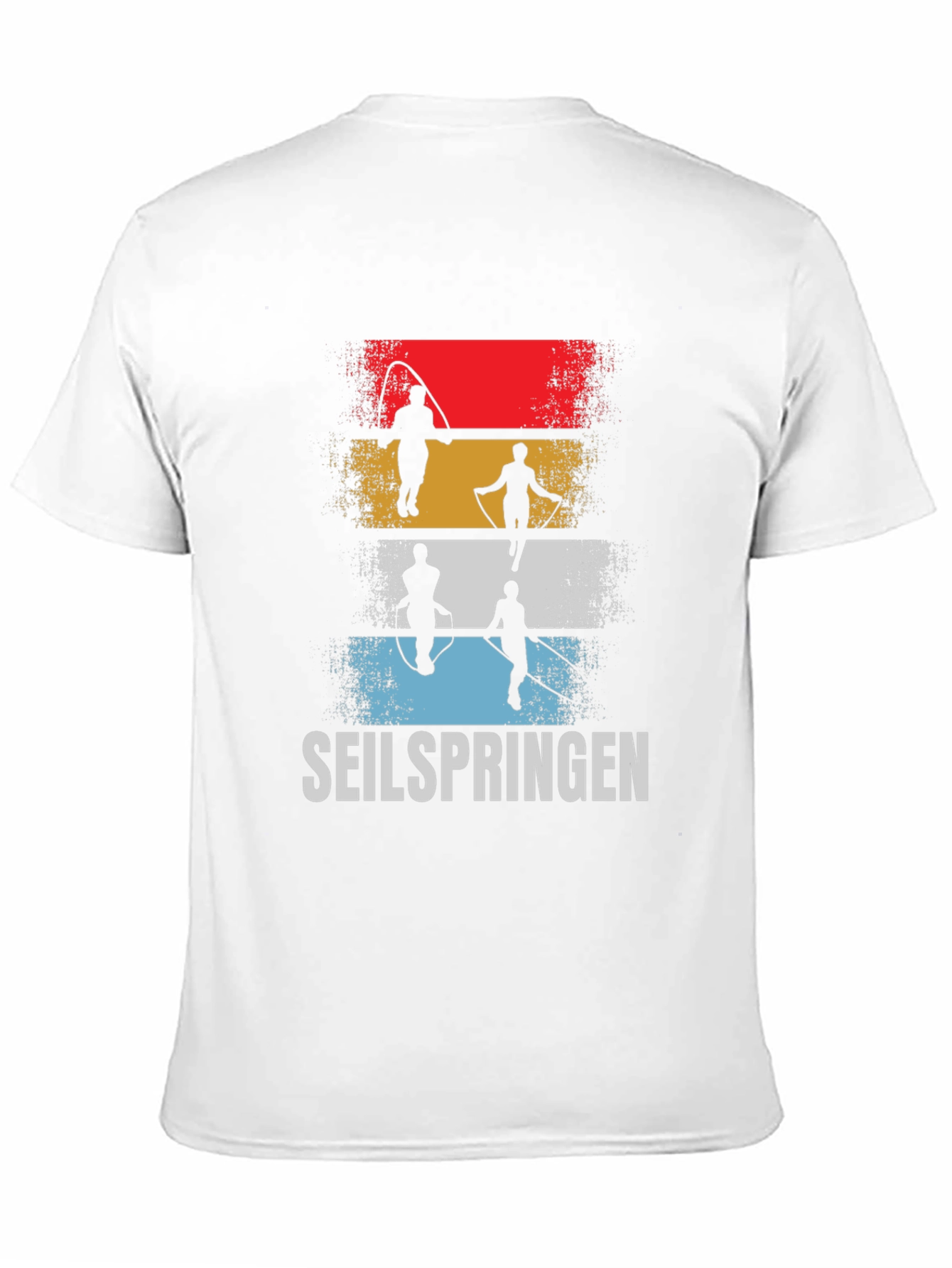 Seilspringen Graphic Tee - Retro Rope Jumping Shirt