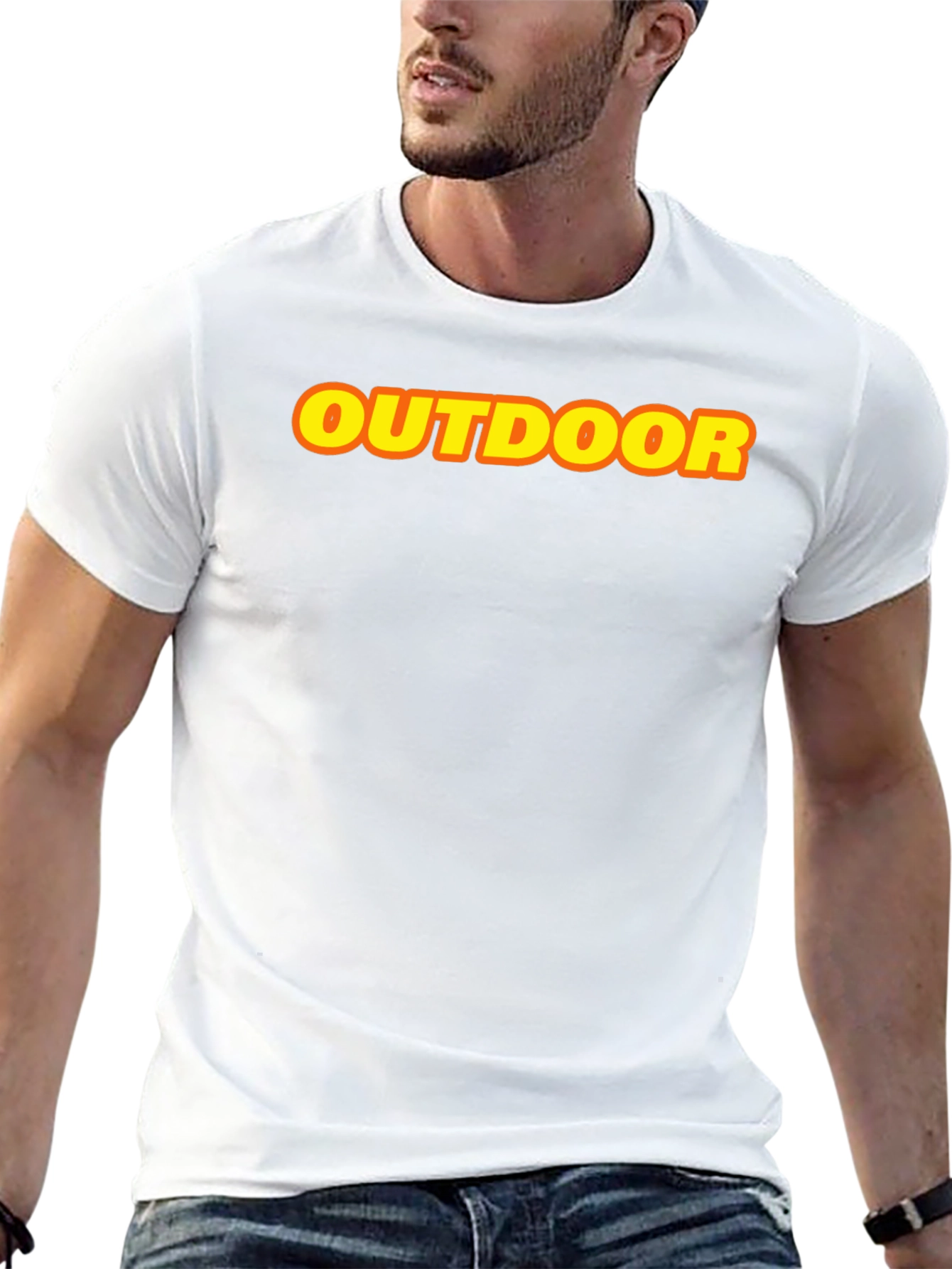 Outdoor Graphic Tee - Classic Crewneck Cotton T-Shirt
