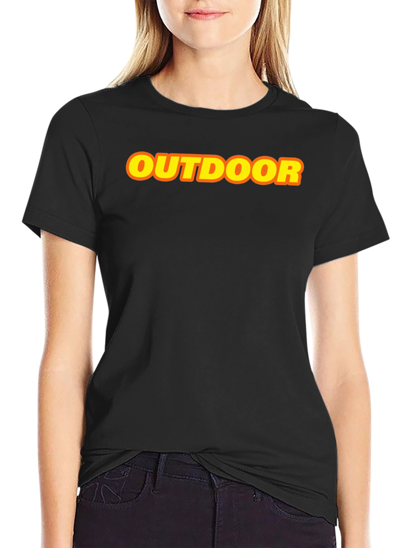 Outdoor Graphic Tee - Classic Crewneck Cotton T-Shirt