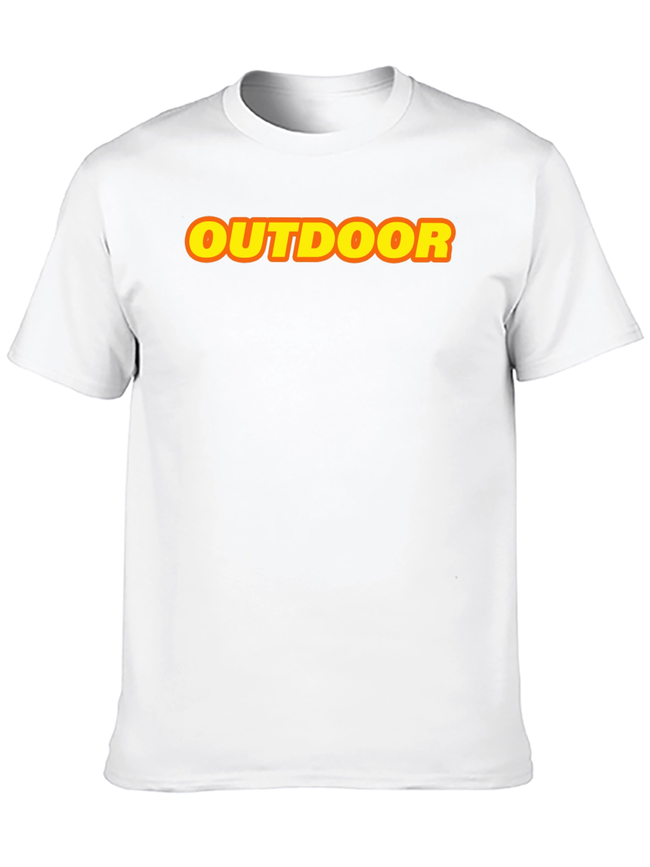 Outdoor Graphic Tee - Classic Crewneck Cotton T-Shirt