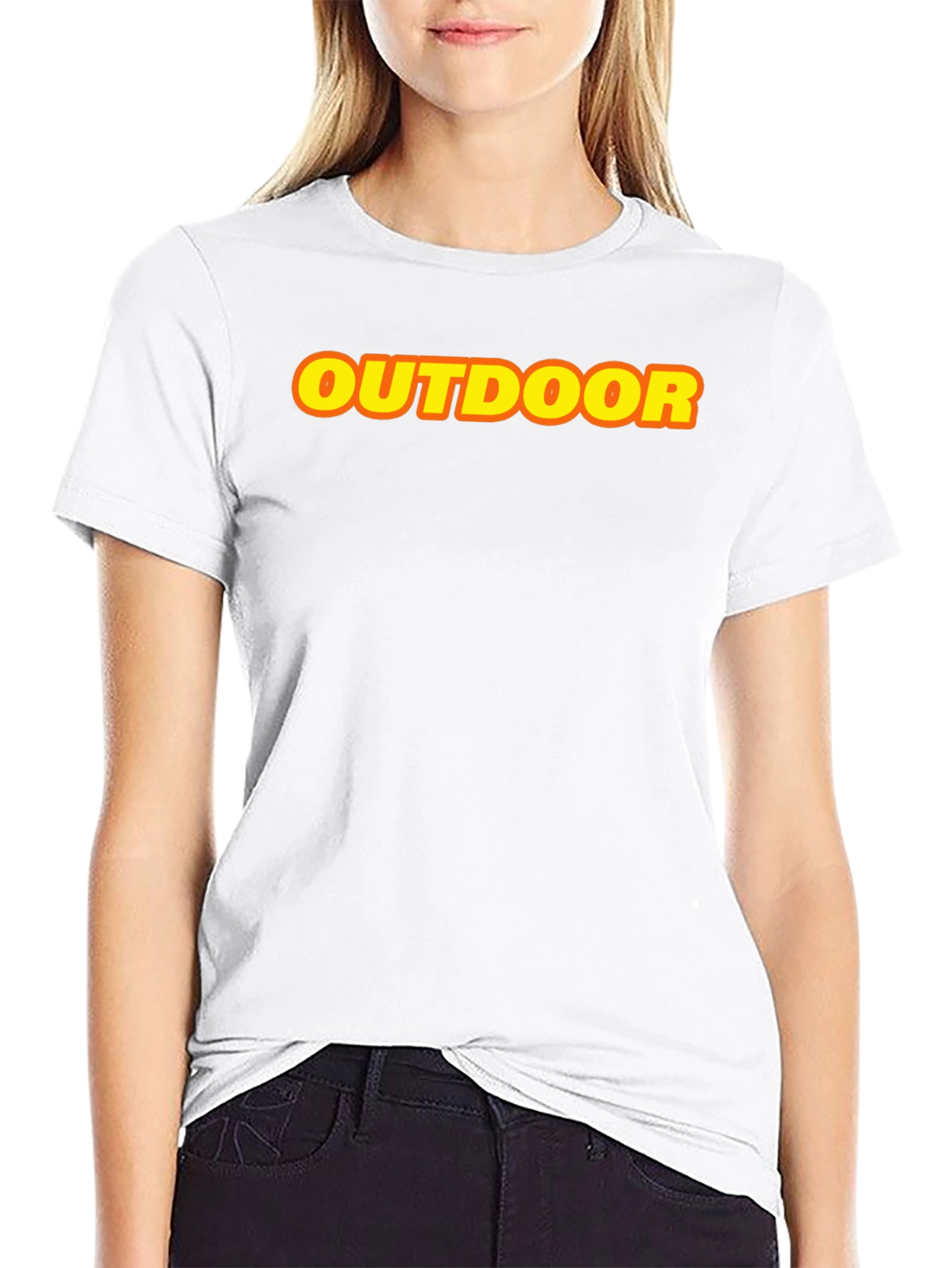 Outdoor Graphic Tee - Classic Crewneck Cotton T-Shirt