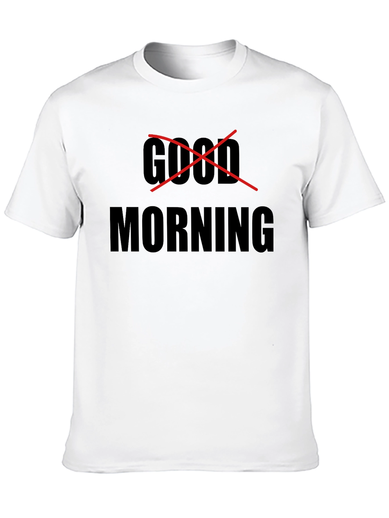 Good Morning Graphic Tee - Mens Black T-Shirt