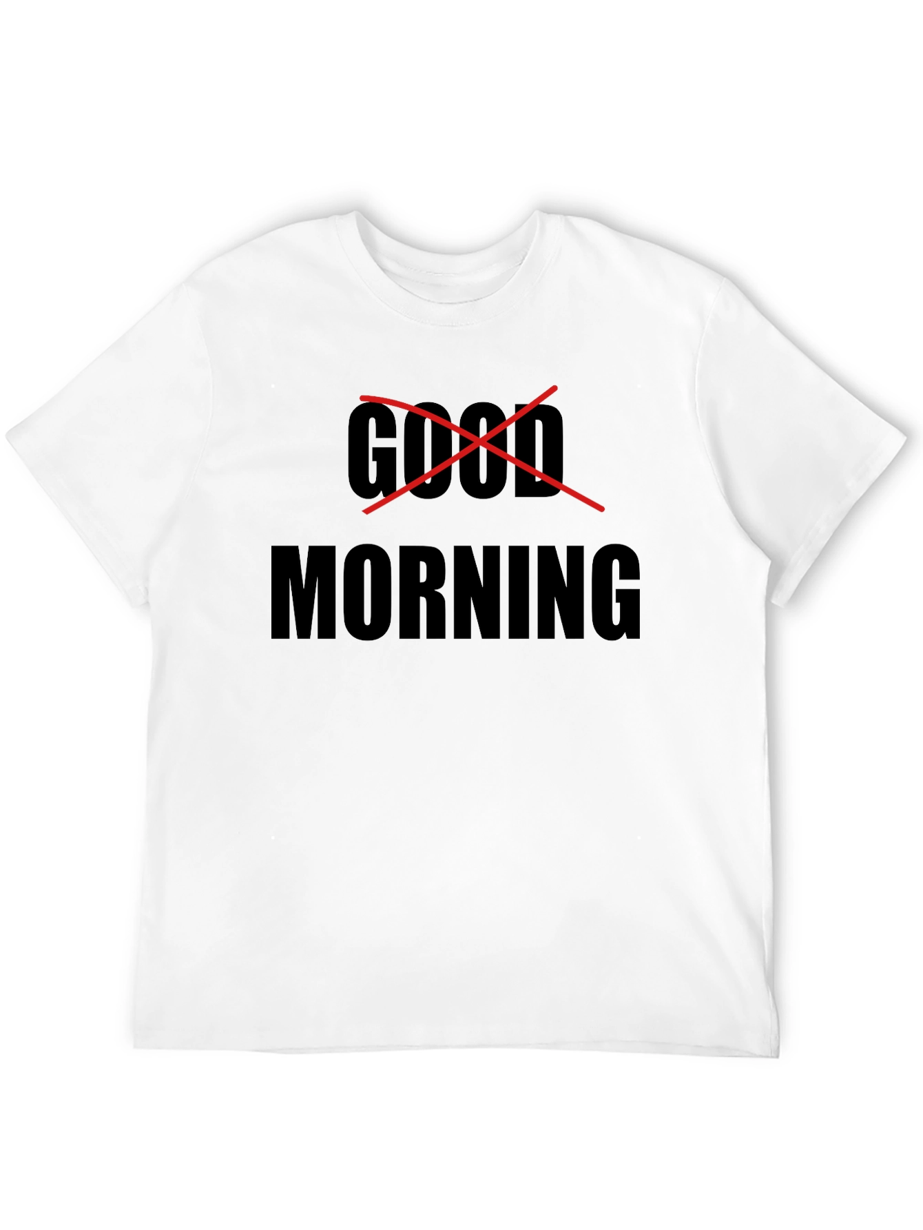 Good Morning Graphic Tee - Mens Black T-Shirt