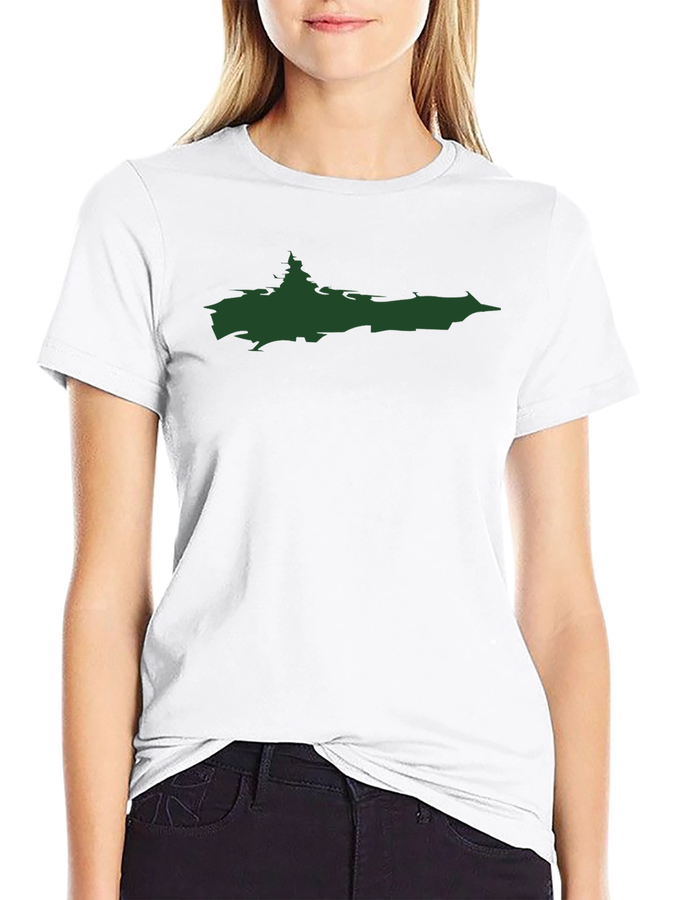 Unique Upper Peninsula Green Graphic Tee