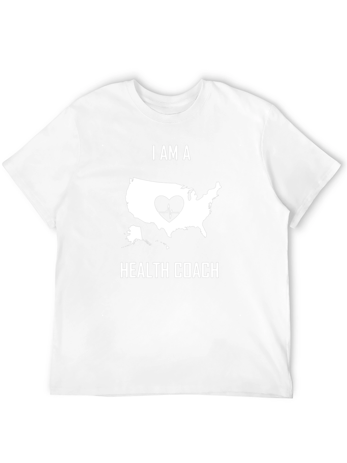 I Am A Health Coach USA Map T-Shirt