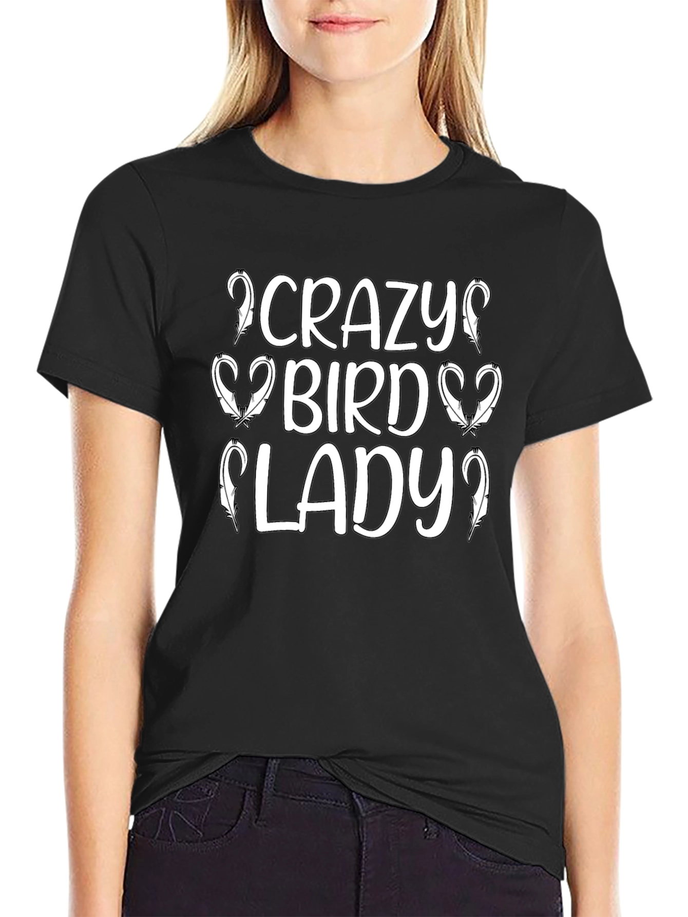 Crazy Bird Lady Graphic Tee - Unisex