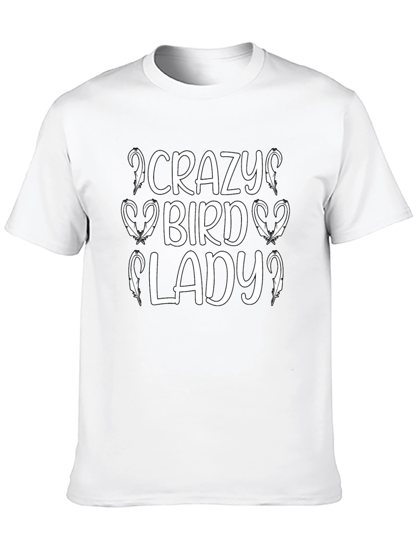 Crazy Bird Lady Graphic Tee - Unisex