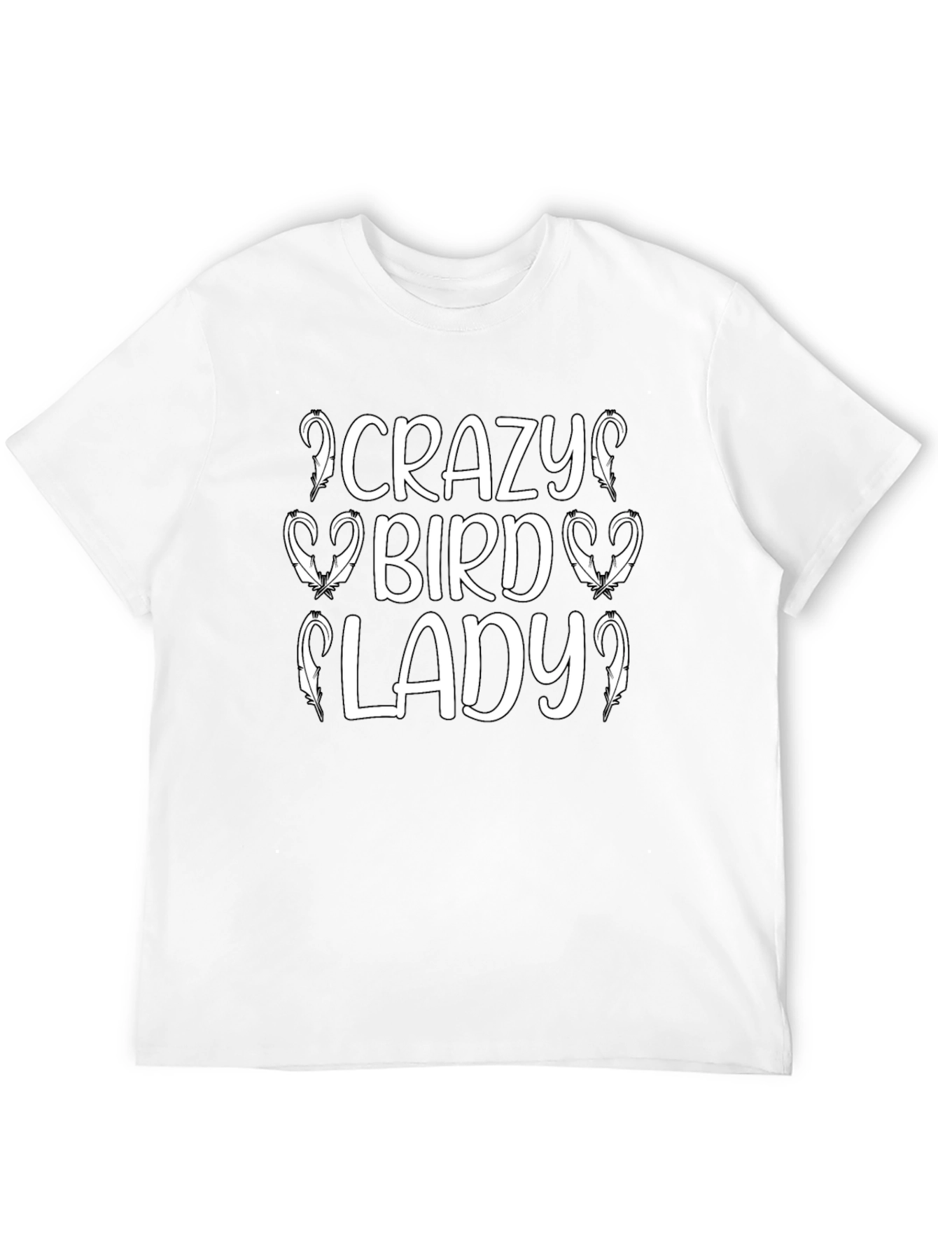 Crazy Bird Lady Graphic Tee - Unisex