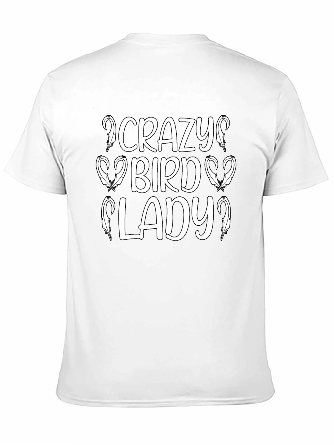 Crazy Bird Lady Graphic Tee - Unisex