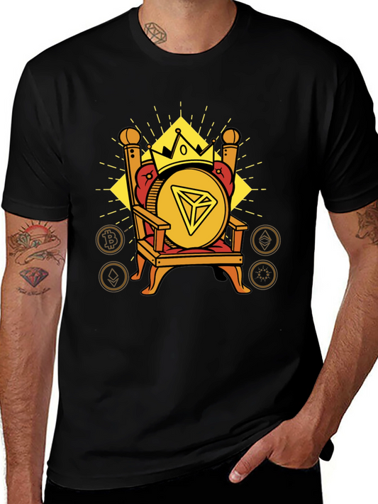 Crypto King T-Shirt - Throne Design