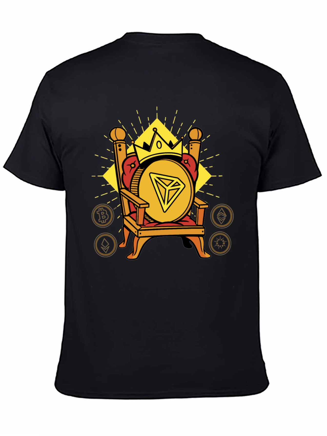 Crypto King T-Shirt - Throne Design