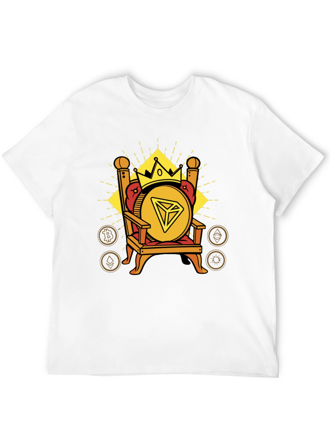 Crypto King T-Shirt - Throne Design