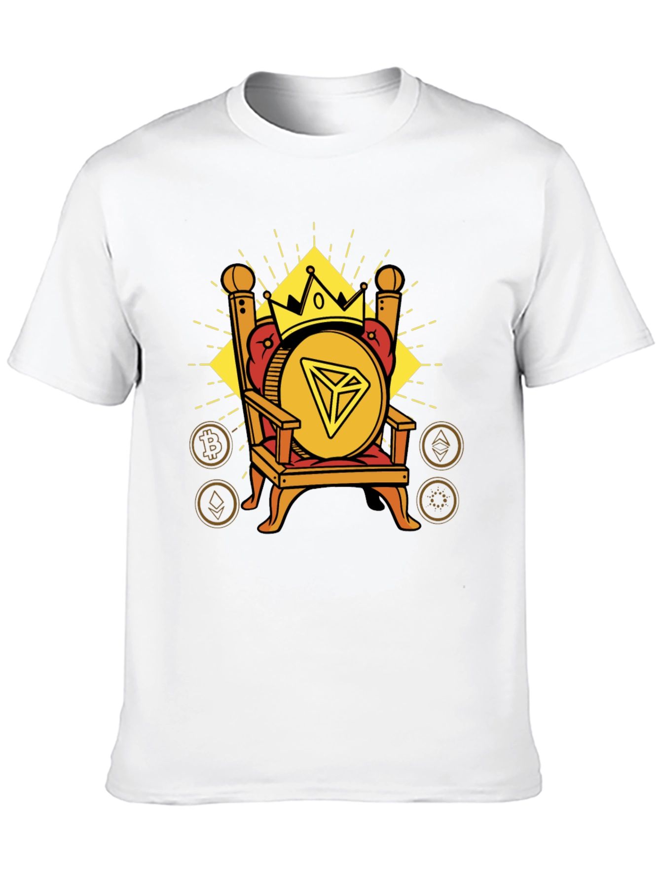 Crypto King T-Shirt - Throne Design