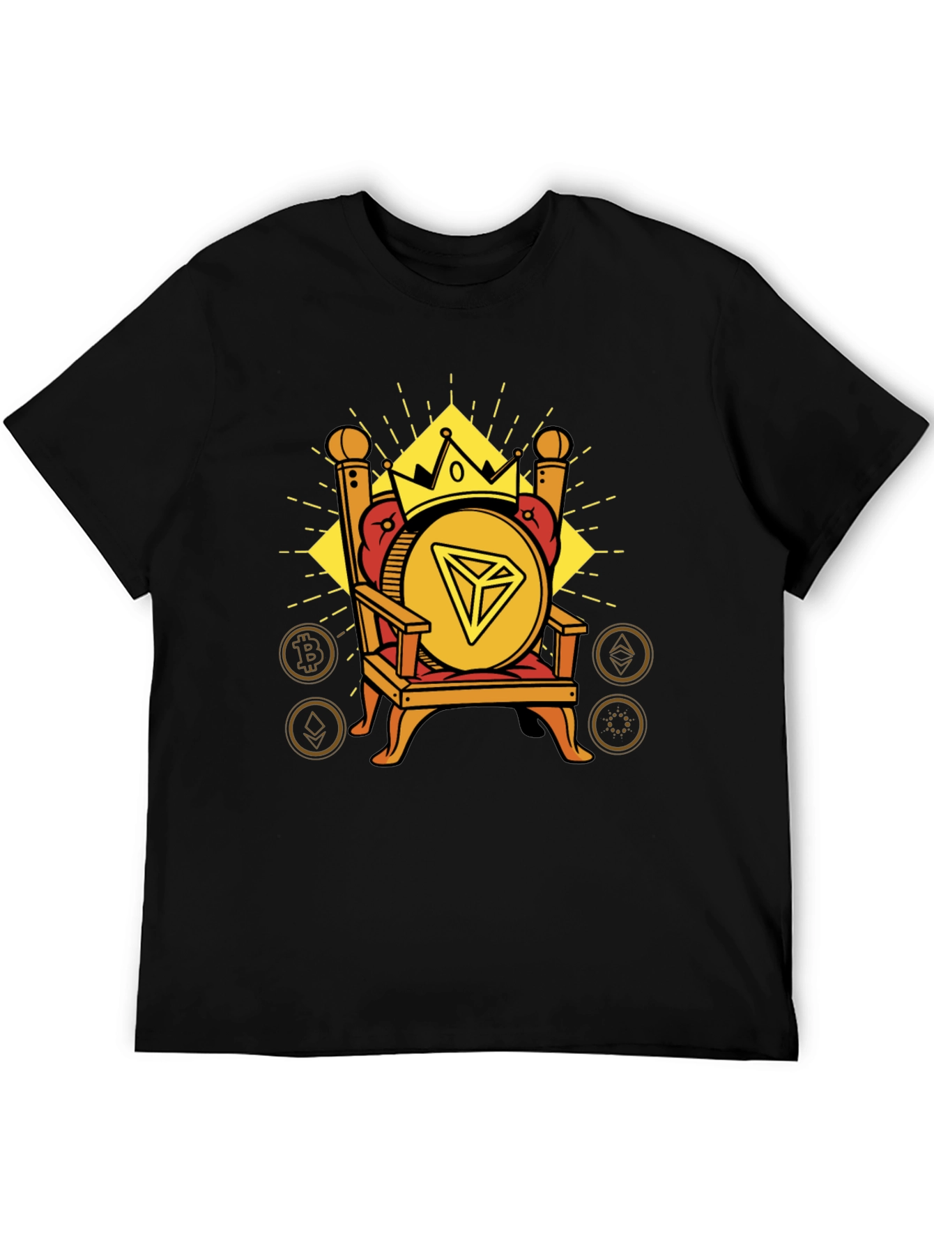 Crypto King T-Shirt - Throne Design