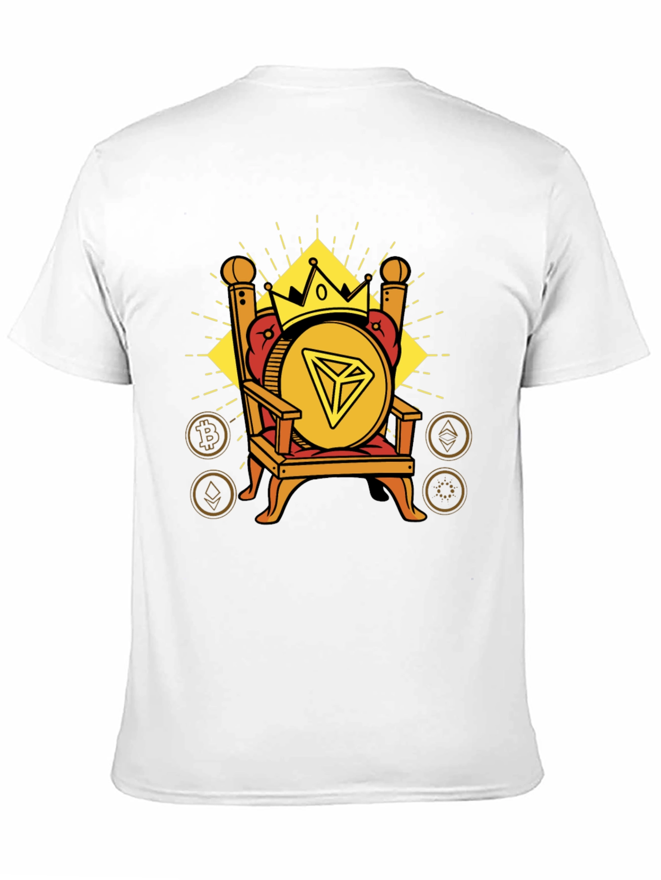 Crypto King T-Shirt - Throne Design