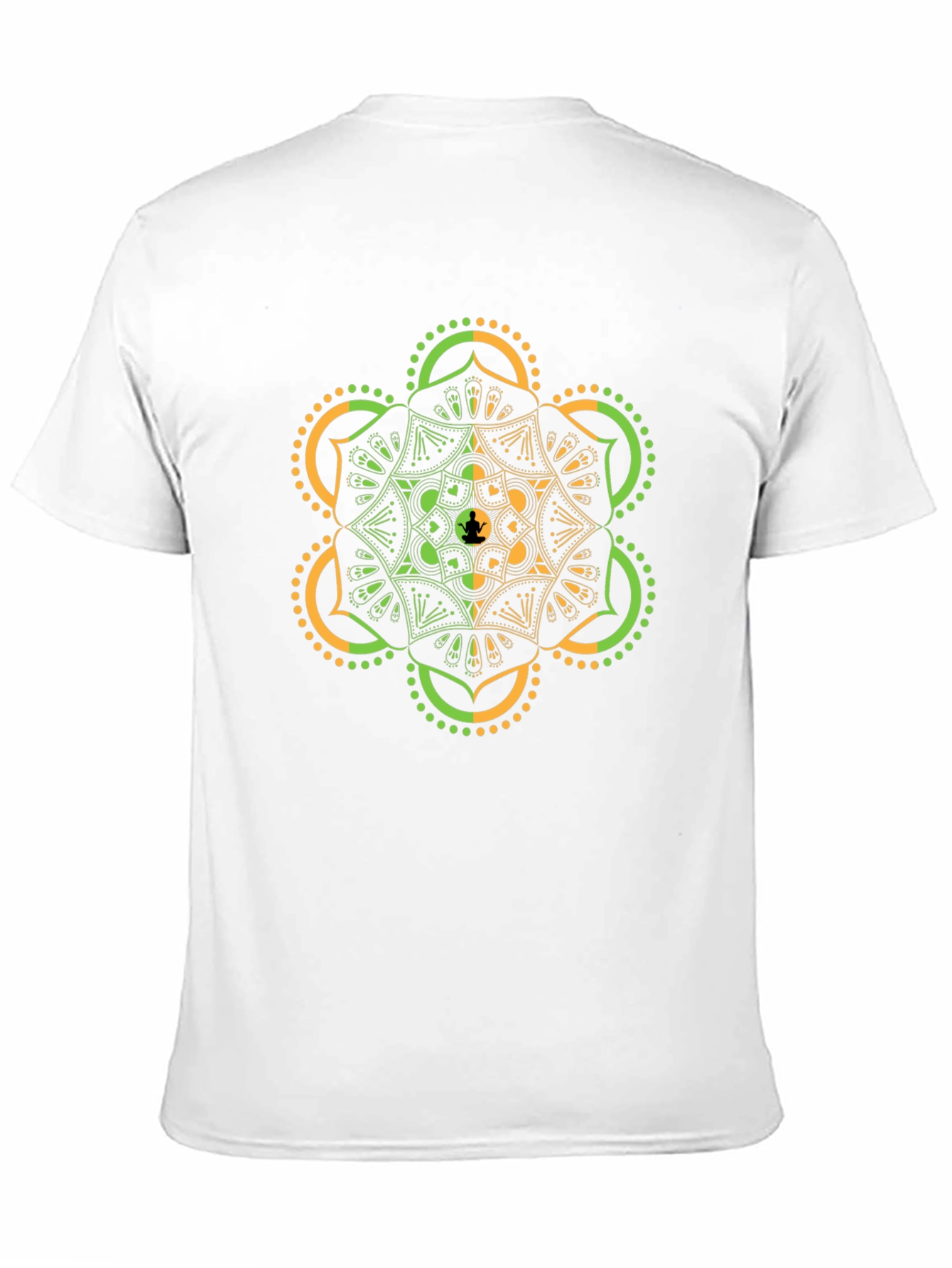 Mandala Graphic Tee - Black Yoga T-Shirt