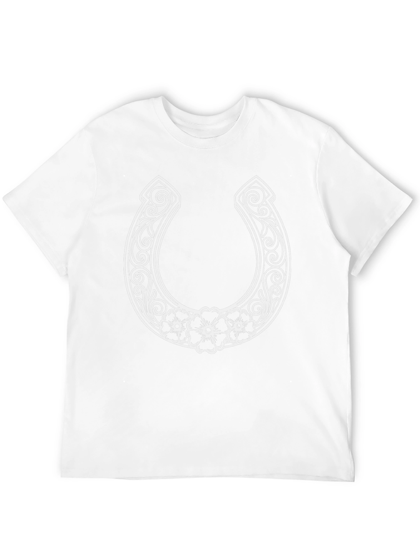 Lucky Horseshoe Graphic T-Shirt - Black