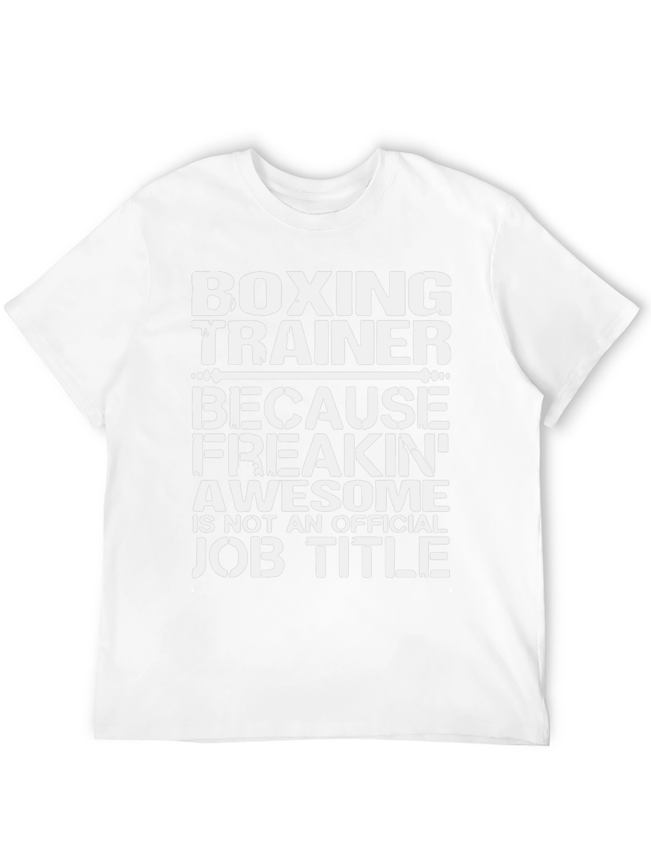 Boxing Trainer Awesome Job Title T-Shirt