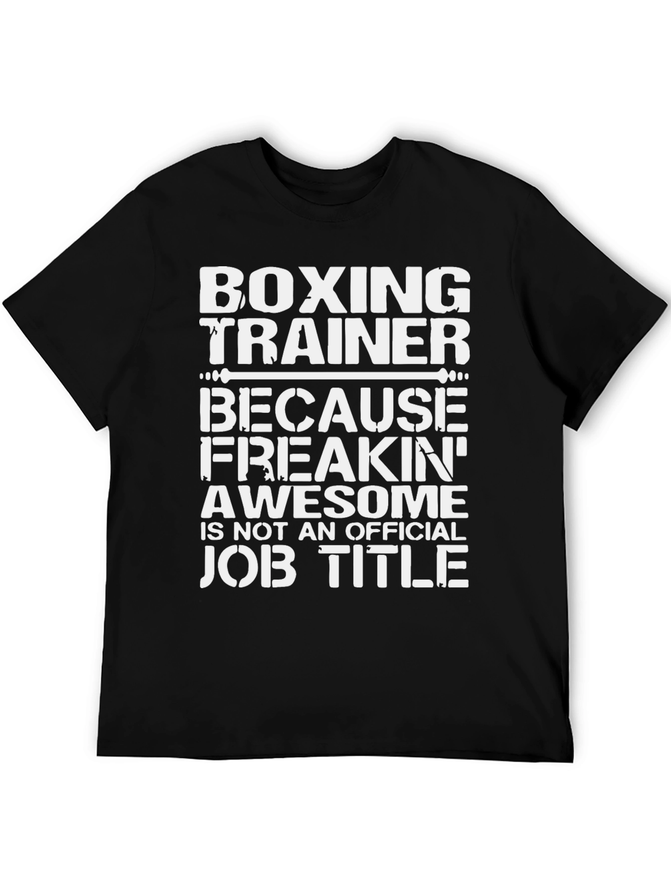 Boxing Trainer Awesome Job Title T-Shirt