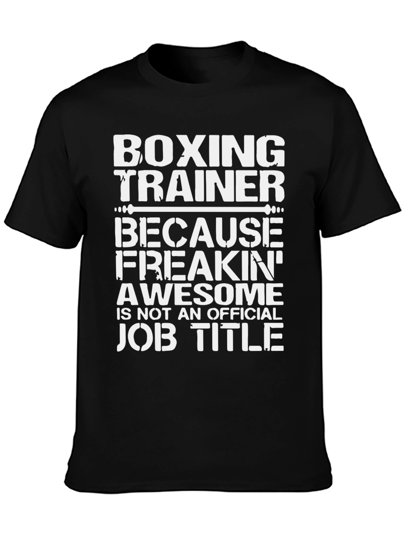 Boxing Trainer Awesome Job Title T-Shirt