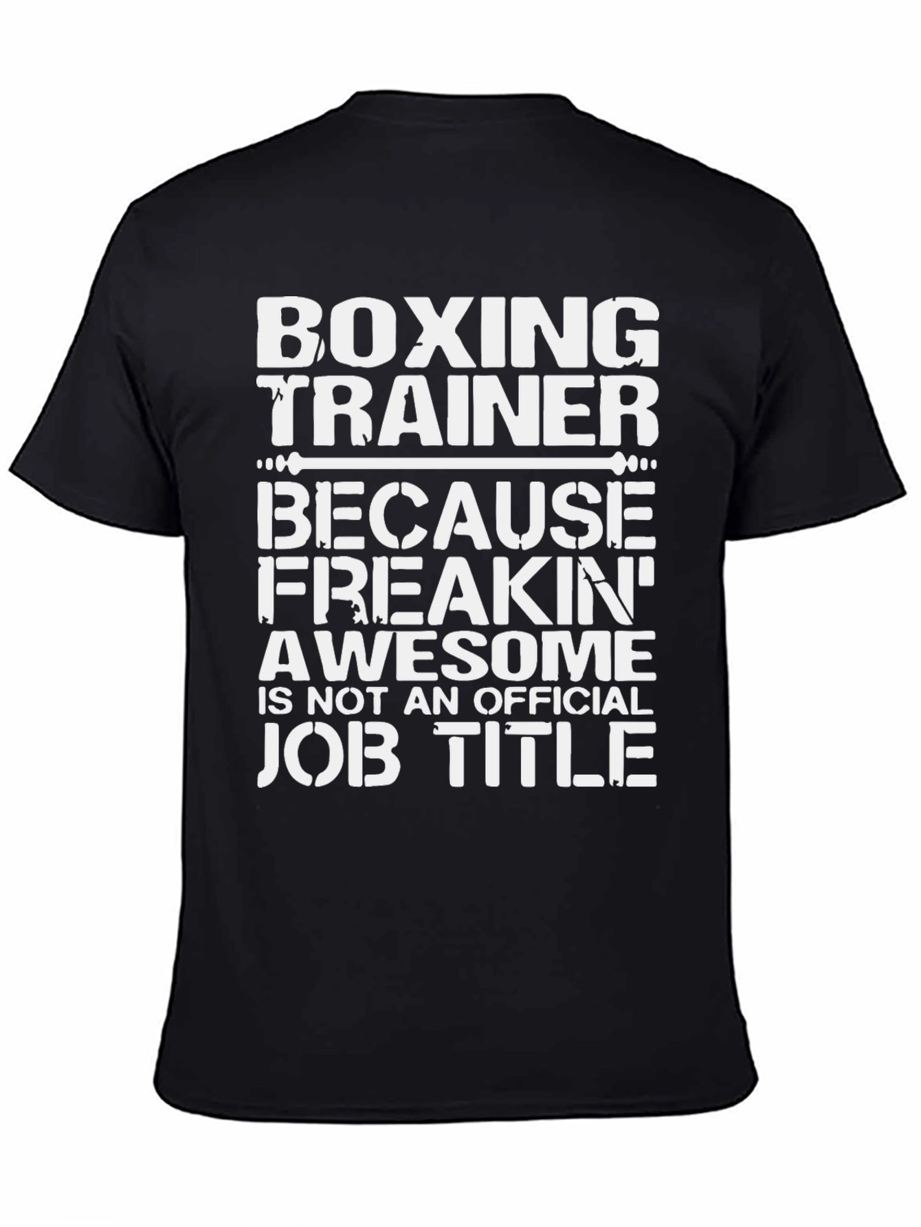 Boxing Trainer Awesome Job Title T-Shirt