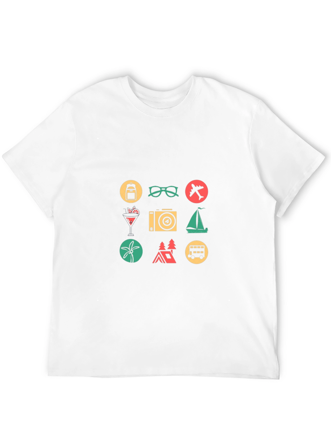 Travel Icon T-Shirt - Black