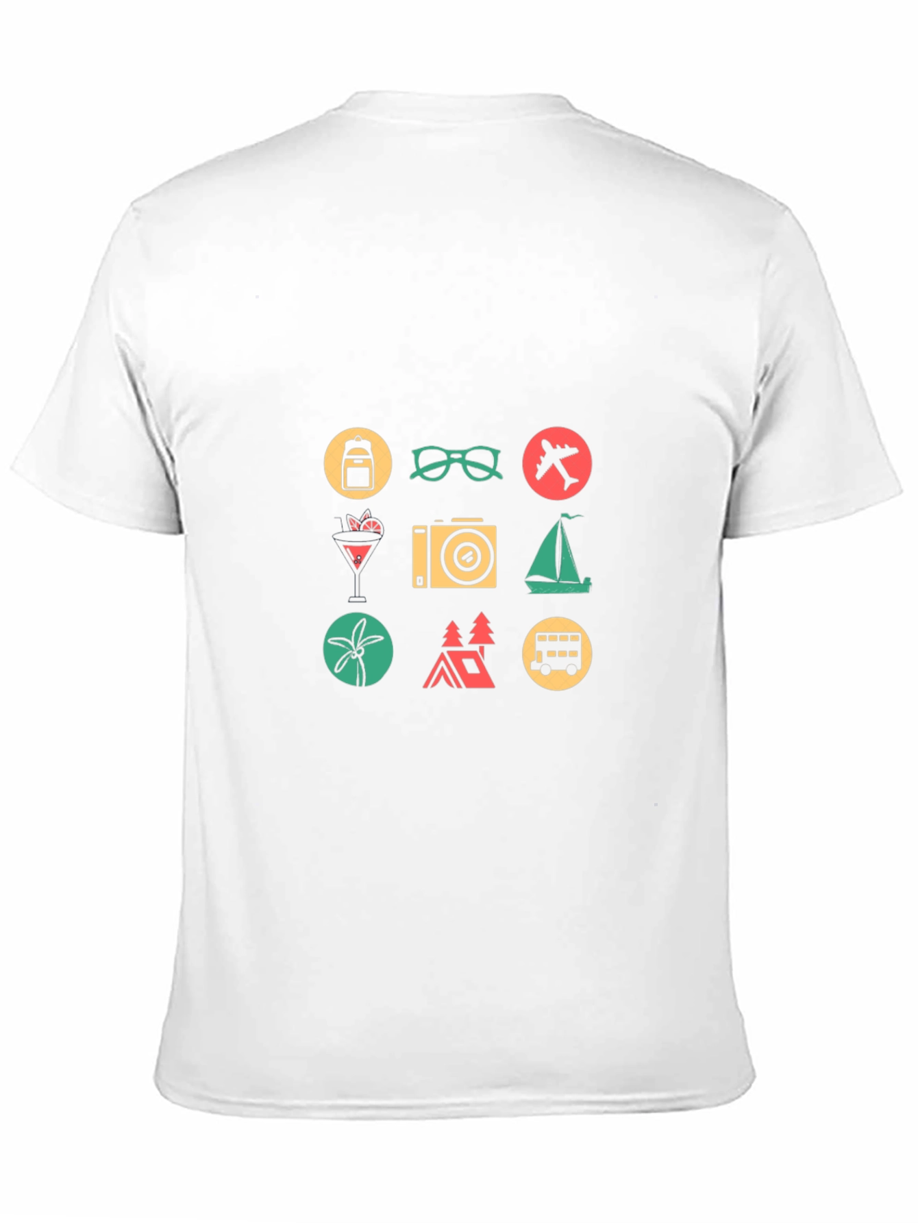 Travel Icon T-Shirt - Black