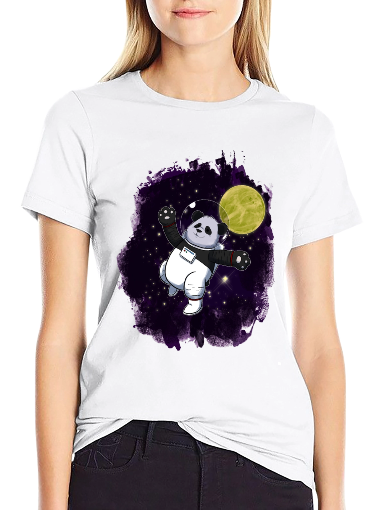 Astronaut Panda Graphic Tee