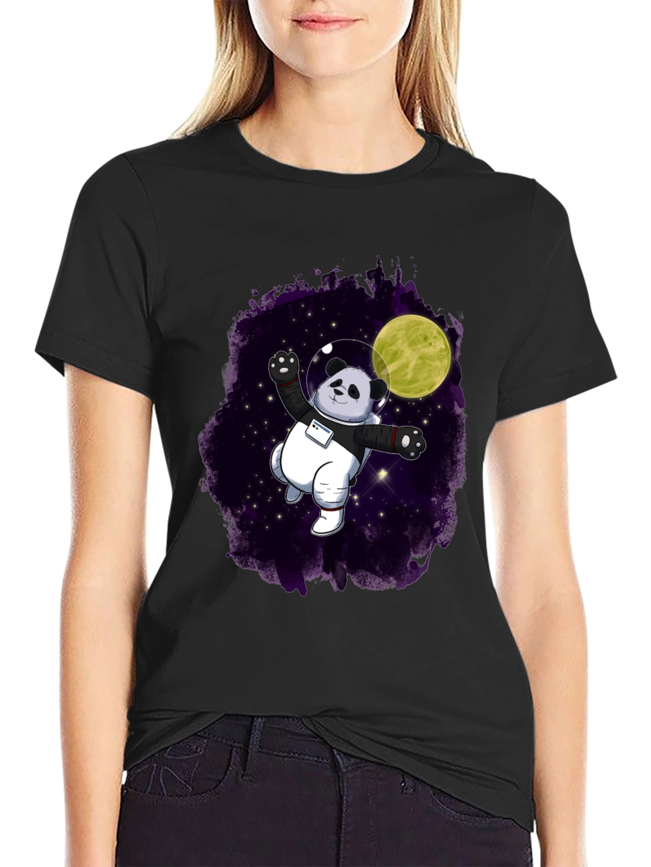 Astronaut Panda Graphic Tee