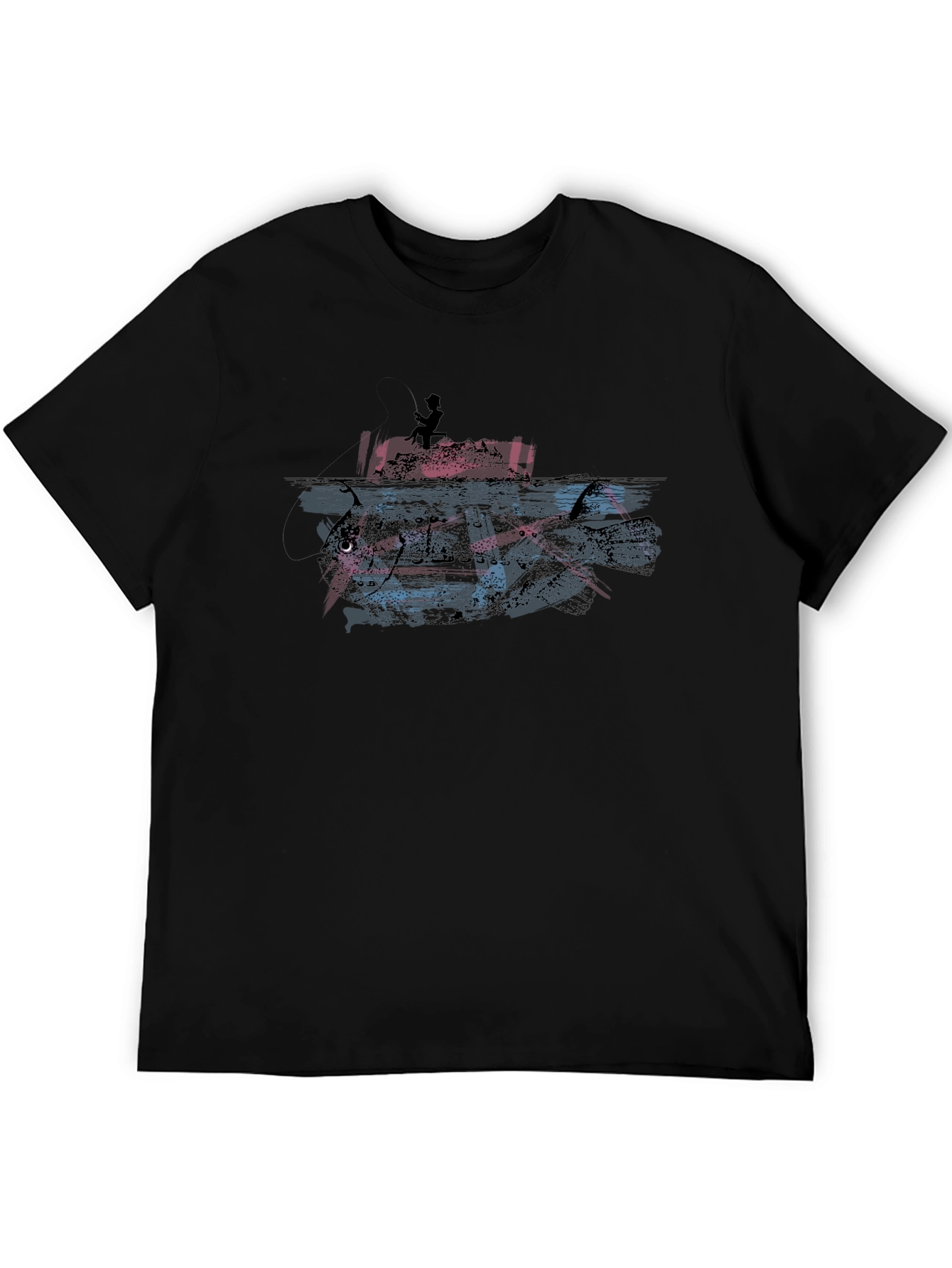 Fishing T-Shirt: Angler vs. Monster Fish