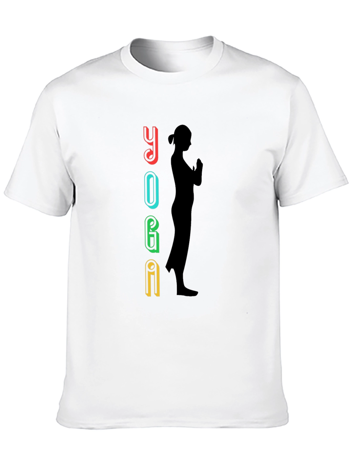 Yoga Graphic Black T-Shirt