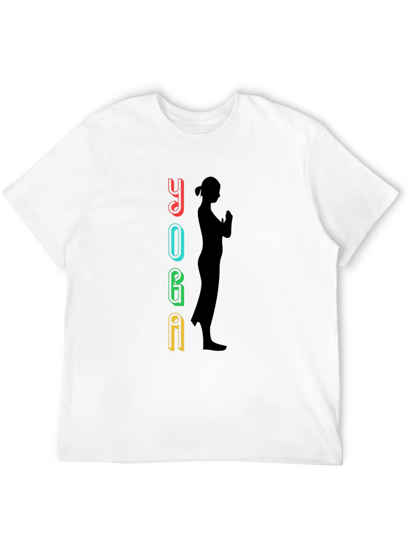 Yoga Graphic Black T-Shirt
