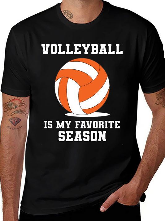 Volleyball Is My Favorite Season Graphic Tee