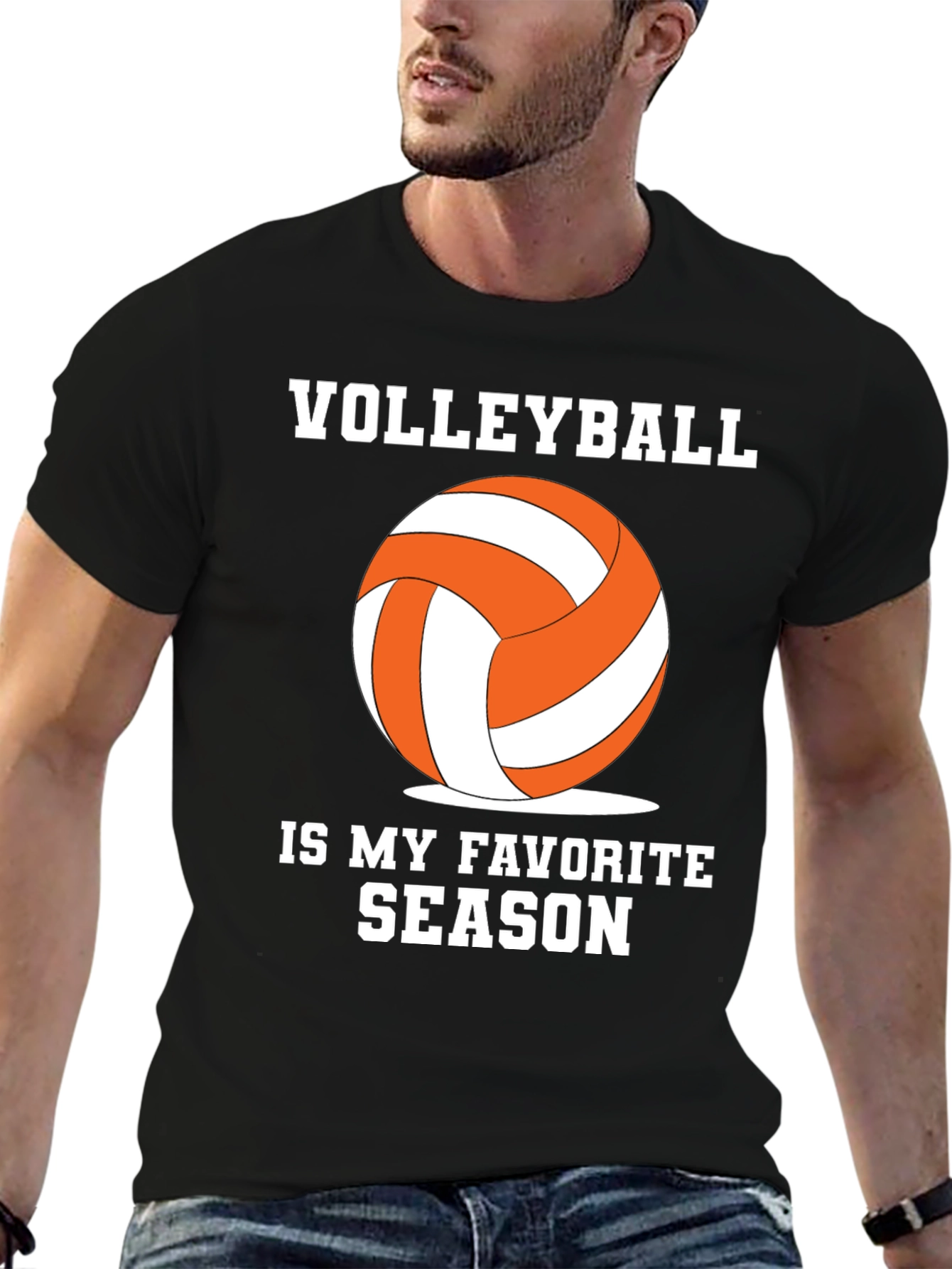 Volleyball Is My Favorite Season Graphic Tee