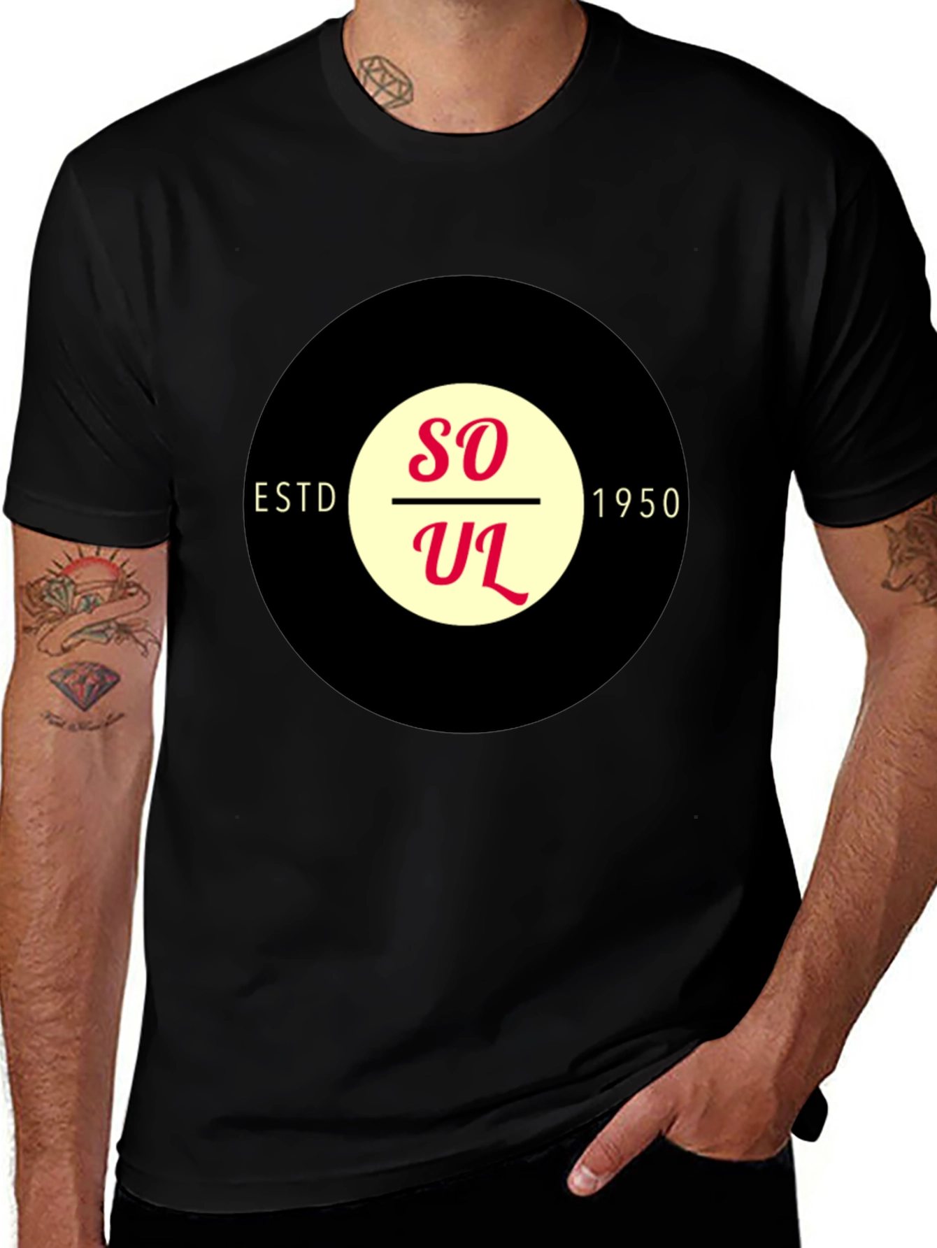 Soul ESTD 1950 Black T-Shirt