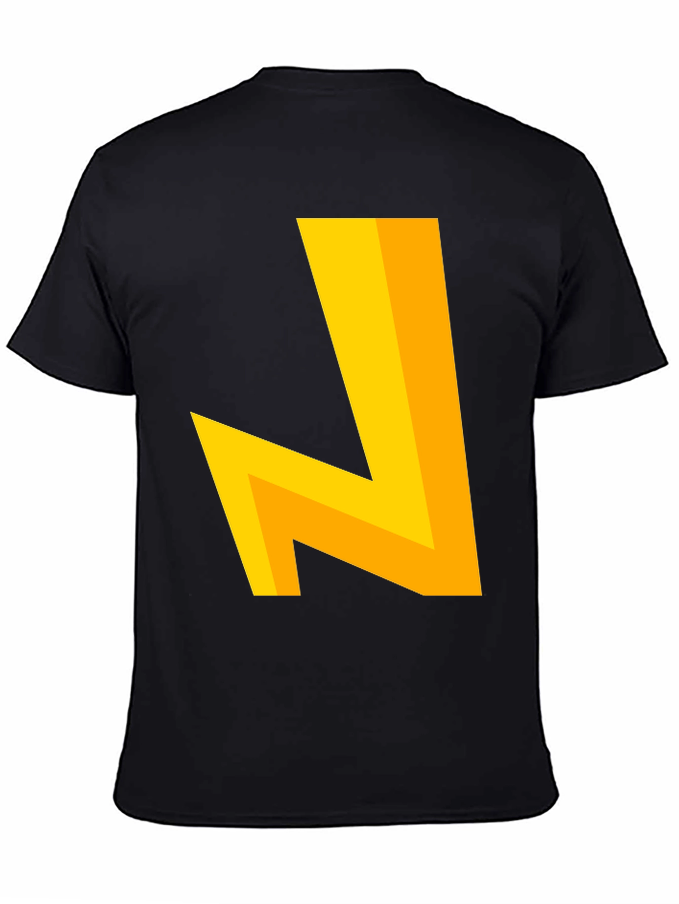 Modern Geometric Tee - Bold Yellow Design
