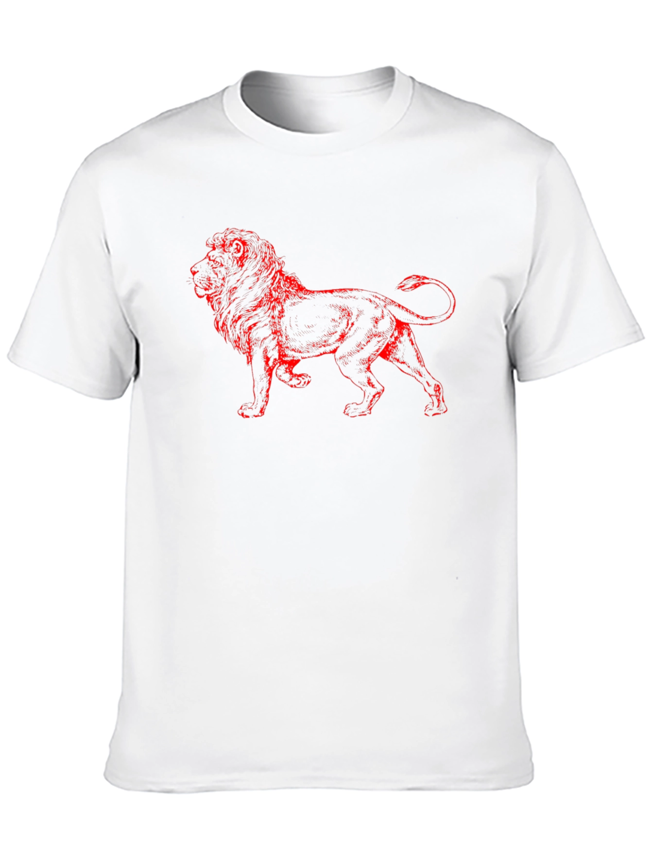 Lion Graphic Black Tee