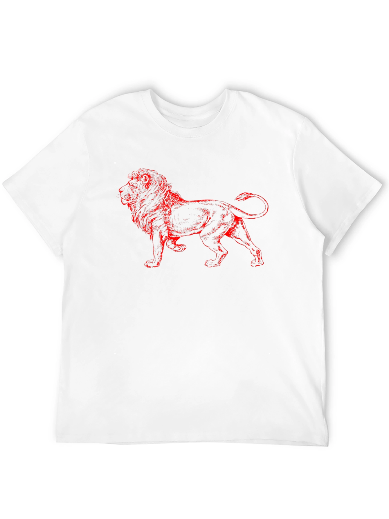 Lion Graphic Black Tee