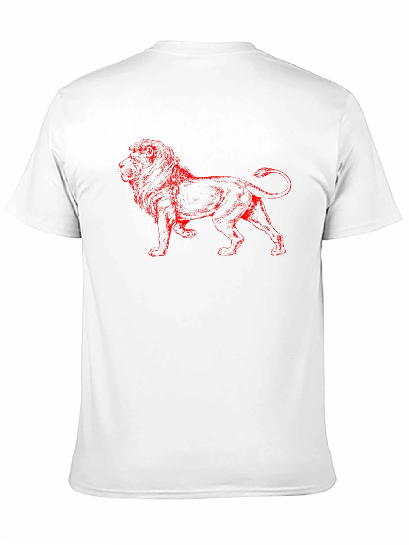 Lion Graphic Black Tee