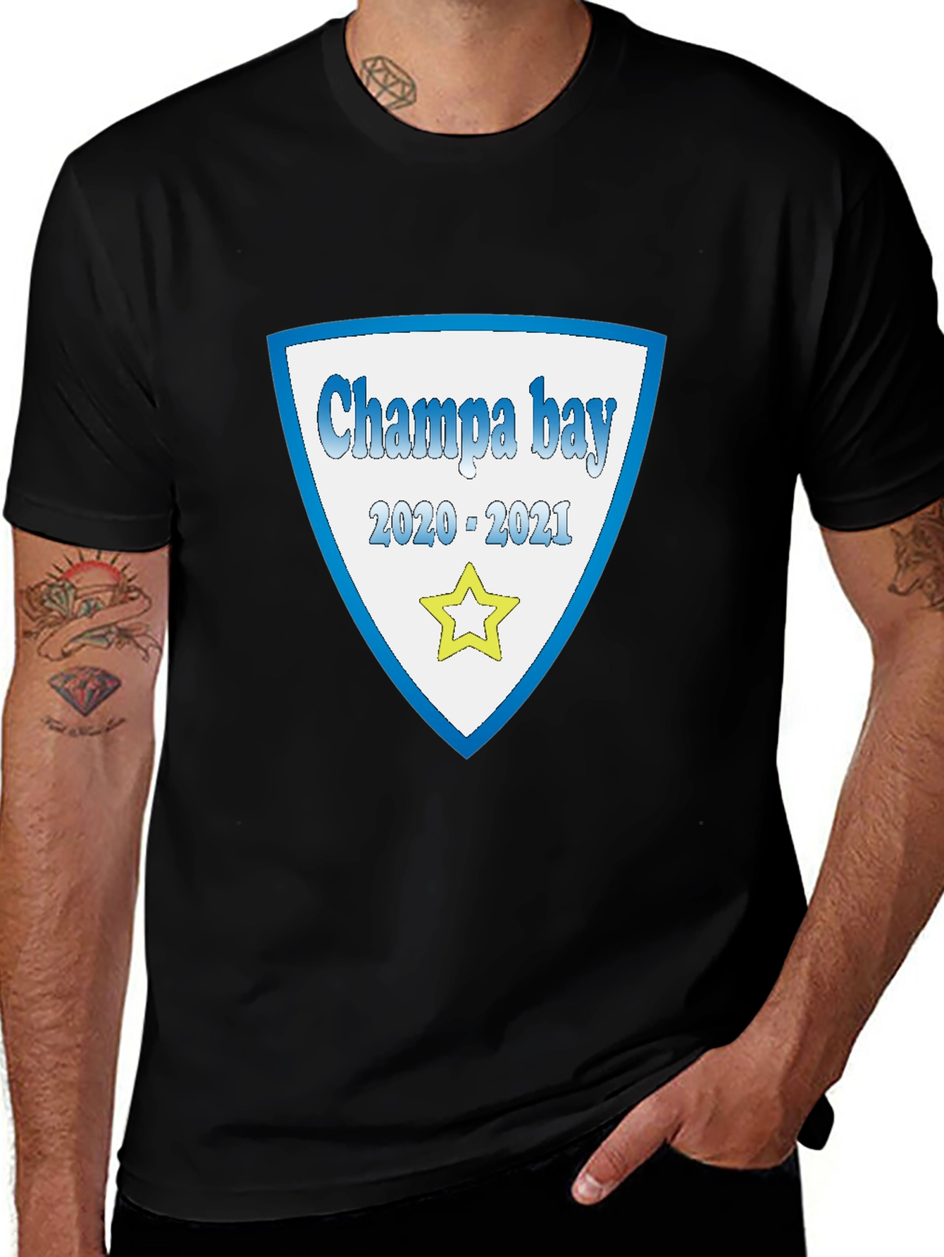 Champa Bay 2020-2021 T-Shirt - Black