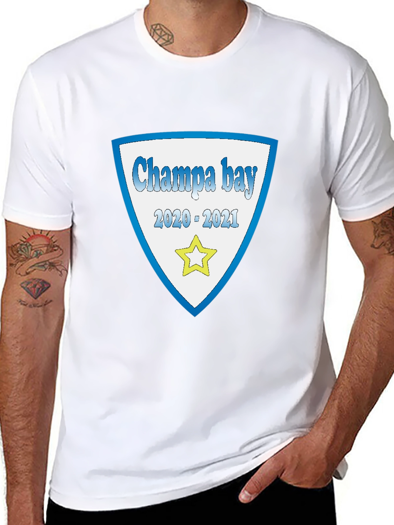 Champa Bay 2020-2021 T-Shirt - Black