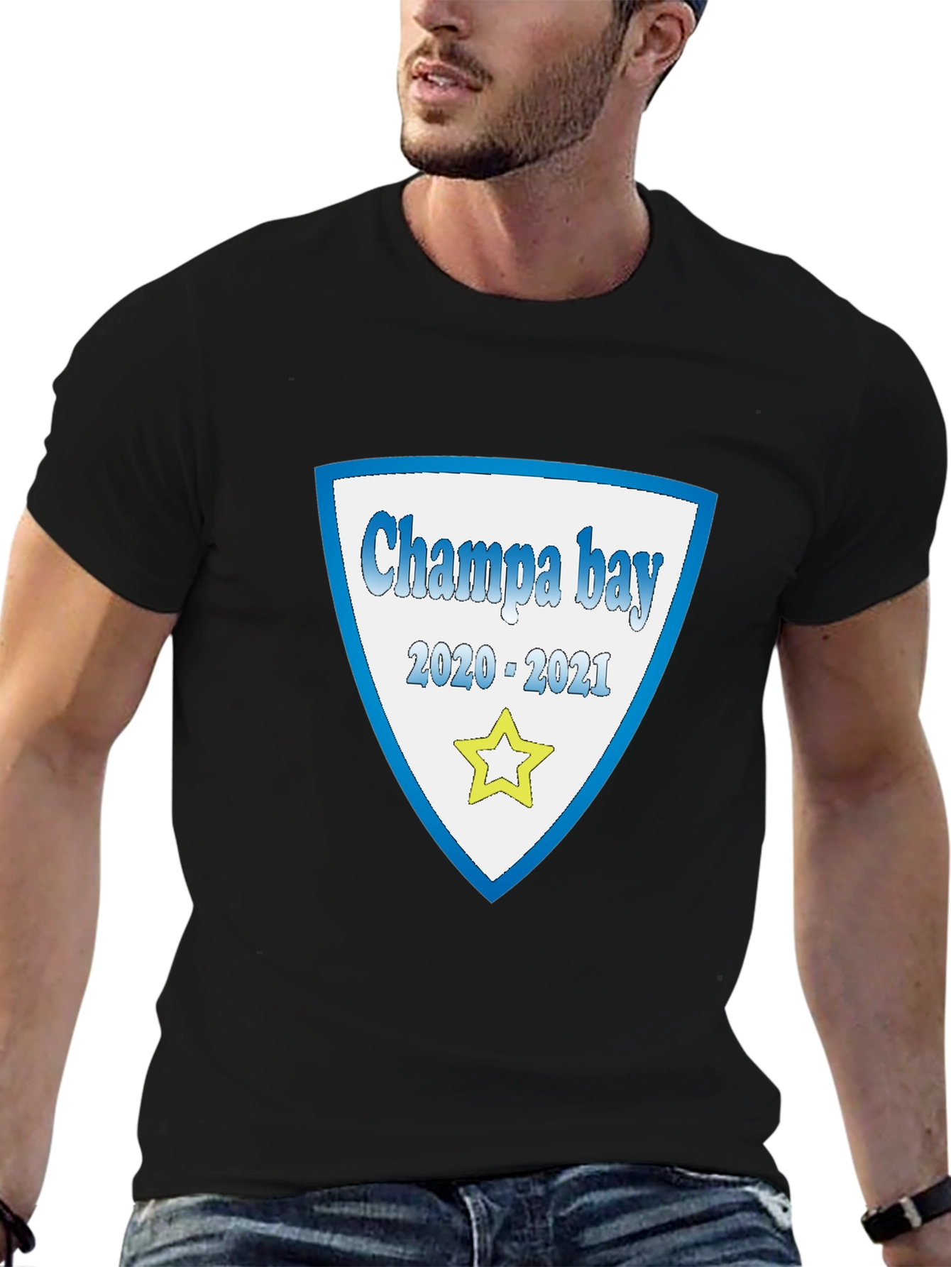 Champa Bay 2020-2021 T-Shirt - Black