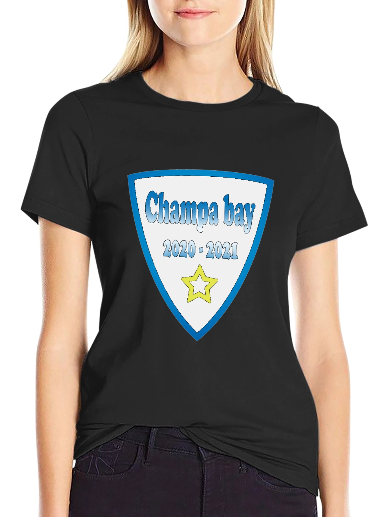 Champa Bay 2020-2021 T-Shirt - Black