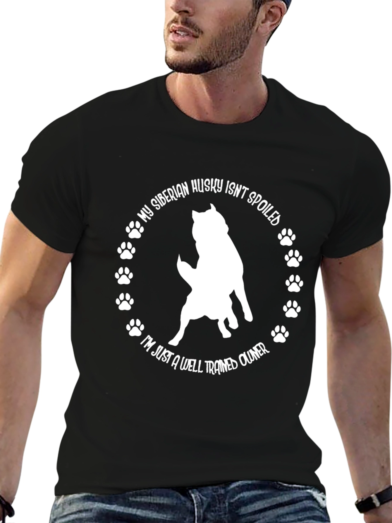 Siberian Husky Owner Graphic T-Shirt