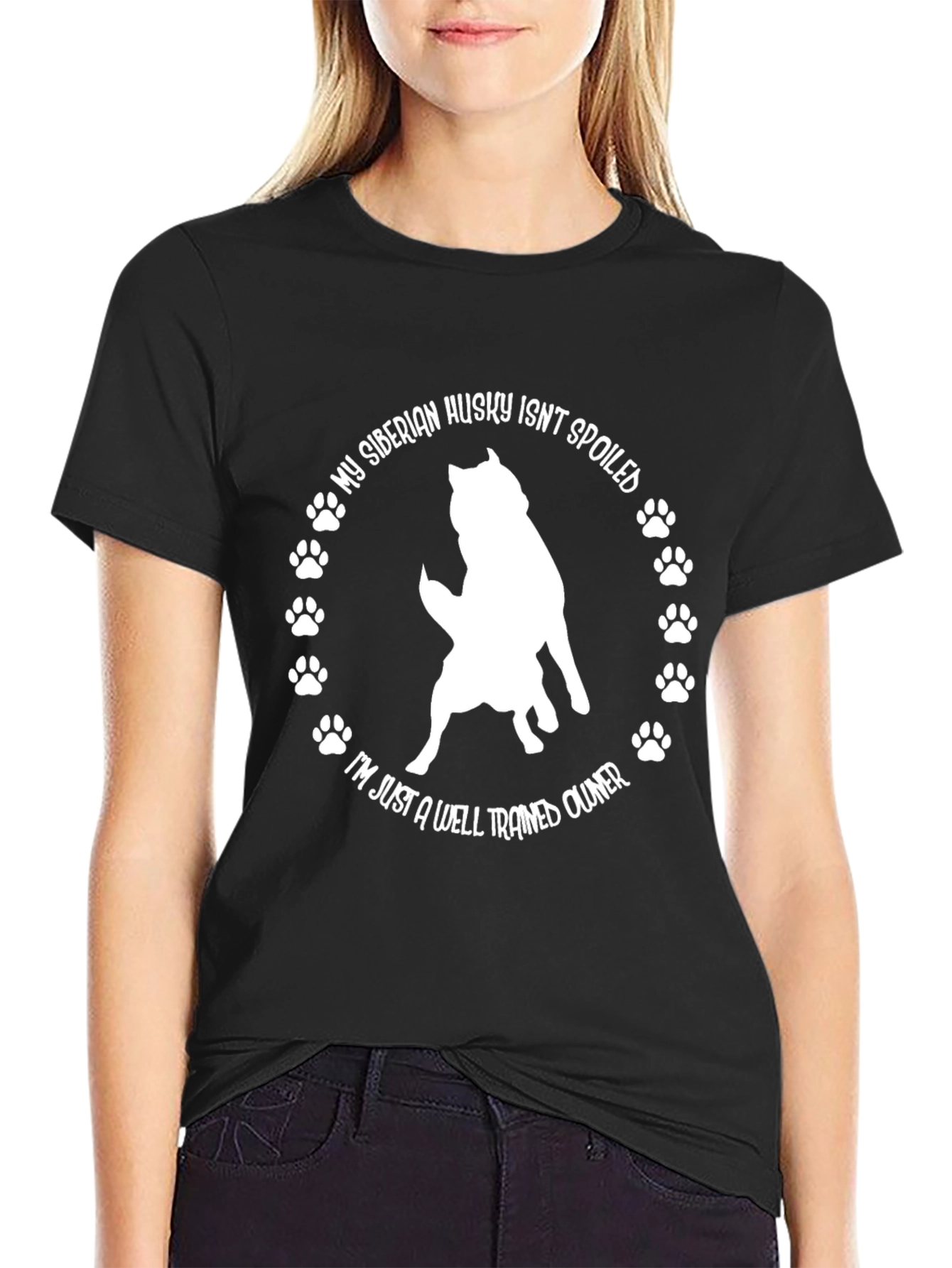 Siberian Husky Owner Graphic T-Shirt