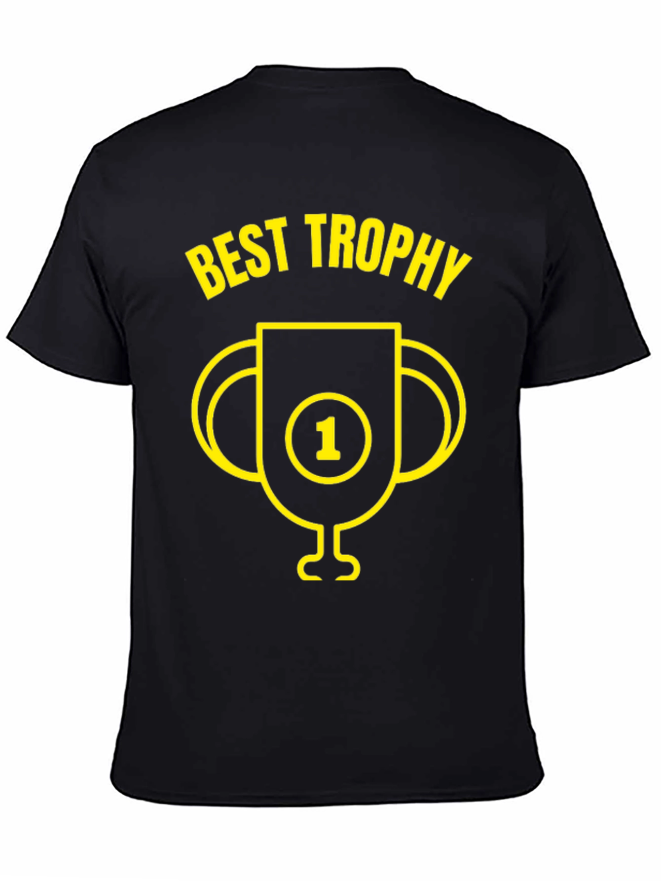 Best Trophy Graphic Tee - Mens Black T-Shirt