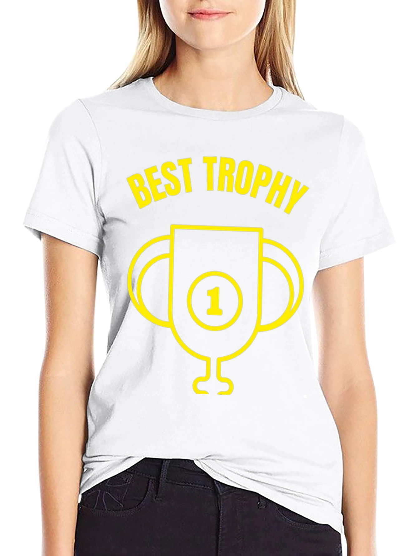 Best Trophy Graphic Tee - Mens Black T-Shirt